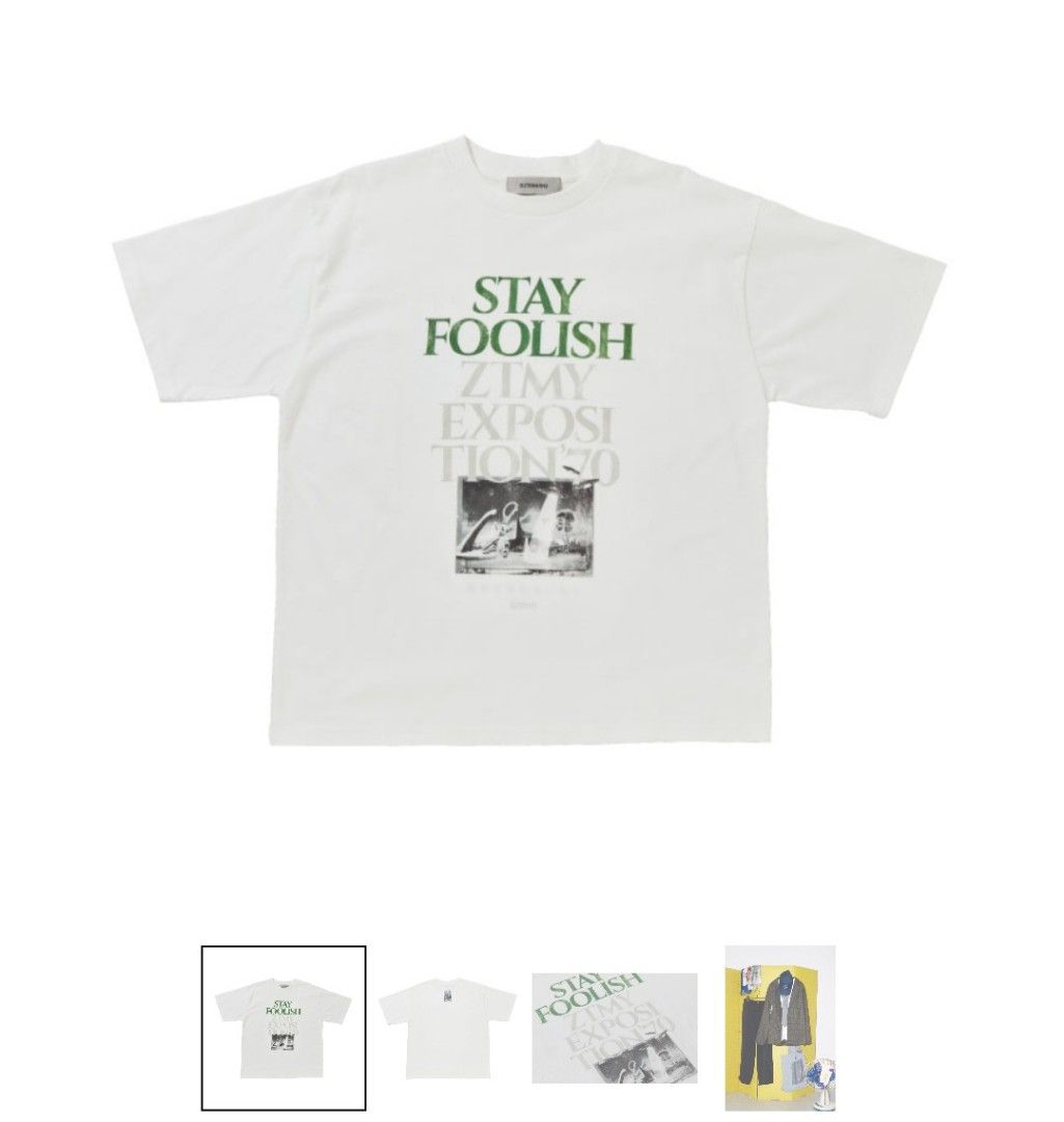 ずとまよ STAY FOOLISH Tシャツ Ｌサイズ 白 ずとまよ STAY FOOLISH Tシャツ Lサイズ 白 STAY FOOLISH Tee