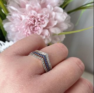🎀 SALE! PANDORA SPARKLING WISHBONE RINGS.  950 EACH