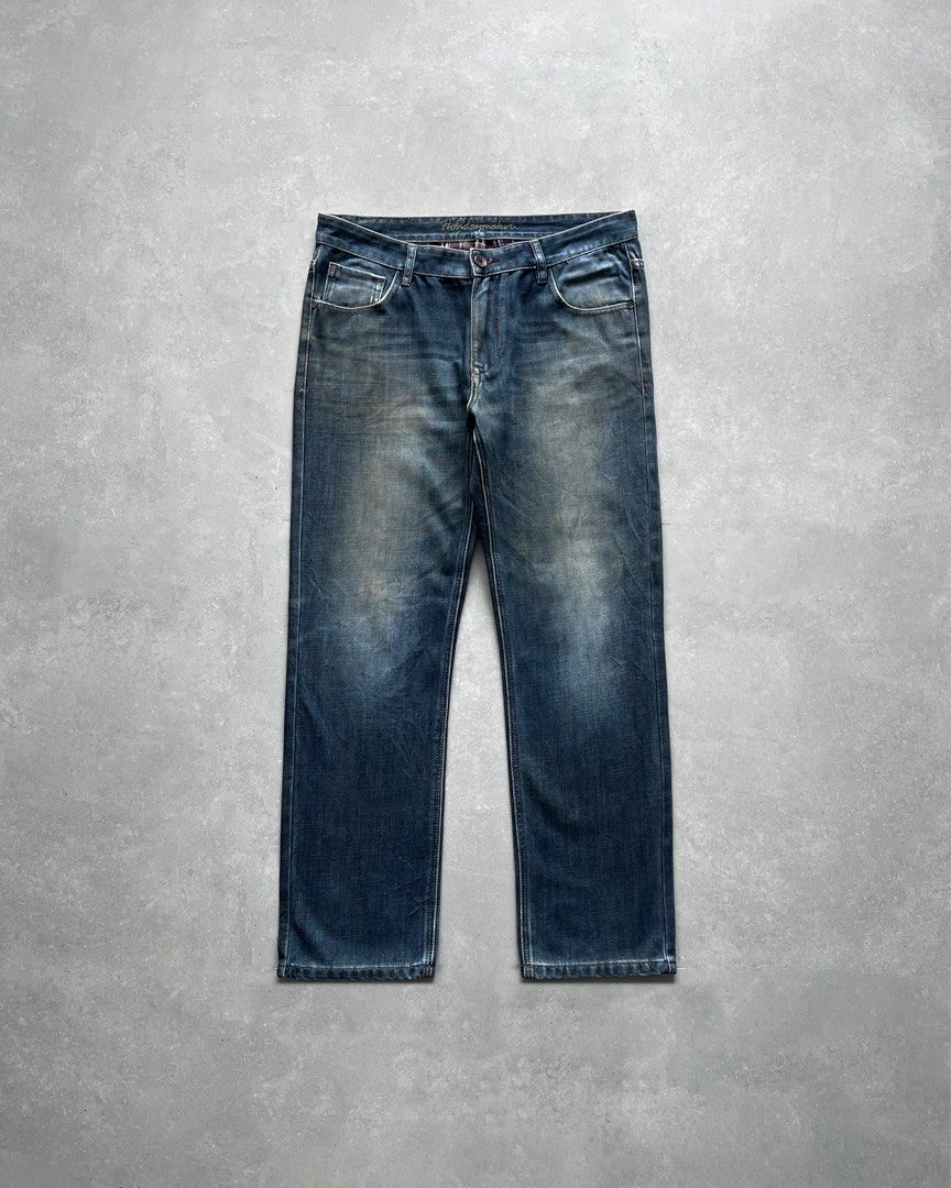 Acne Studios Alternative Heavyweight Jeans (Category: Jeans) located in Manila. Submitted by morf_sply (Listing ID 1356224758, Image 1). Description: Heavyweight faded straight-leg jeans with a five-pocket design. Zip fly and button fastening. Waist 35 in Rise 10.5 in Inseam 30 in Length 41 in Leg Opening 8 in .