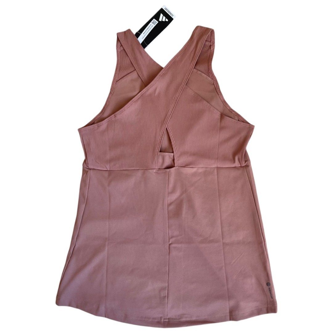 Adidas Studio Tank Top - Brown (Category: Activewear) located in Quezon City. Submitted by pricetakedown (Listing ID 1356081259, Image 2). Description: Adidas Studio Tank Top - Brown Php 899 only! ✖️SRP Php 1,900🧘‍♀️🏃‍♀️⛹️‍♀️ ✨Available in size M 💜 💯 Authentic and brand new ✅ Payment via Gcash, shipping to be booked by buyer 🚛 Nationwide shipping thru Flash Express 📌 Timog, Quezon City 💡Actual color may vary due to lighting 👌🏽On hand siz
