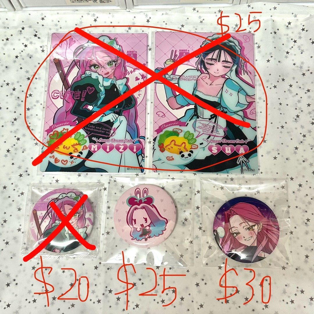 異形舞台alien stage mizi sua gaf小卡校園小卡吧唧透卡, 興趣及