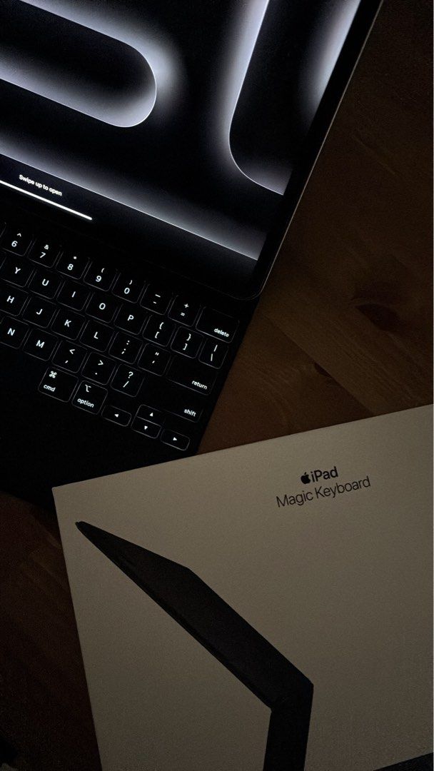 Apple Magic Keyboard (Category: Computer Keyboard) located in Manila. Submitted by raymark0438283 (Listing ID 1356127118, Image 2). Description: or Sale: Apple Magic Keyboard (12.9” & 13” iPad Pro 6th Gen / iPad Air) Selling a slightly used Apple Magic Keyboard, compatible with: ✅ 12.9-inch iPad Pro (6th Gen) ✅ iPad Air 13 inch ✔ Condition: Like new, no scratches ✔ Includes original box ✔ Price: ₱17,000 Perfect for boosting productivity with a sm
