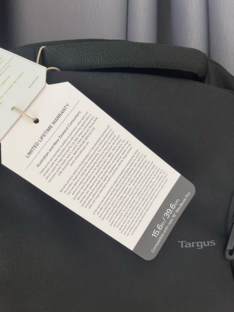 Backpack (Category: Backpacks) located in Singapore. Submitted by Royston (Listing ID 1356086158, Image 3). Description: Brand New Targus Bag.