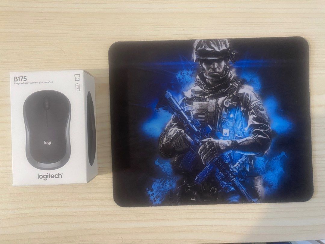 Brand New Logitech Wireless Mouse with Free Mouse Pad (Category: Mouse & Mousepads) located in Iloilo. Submitted by TheKinfolkGarage (Listing ID 1356121899, Image 1). Description: .
