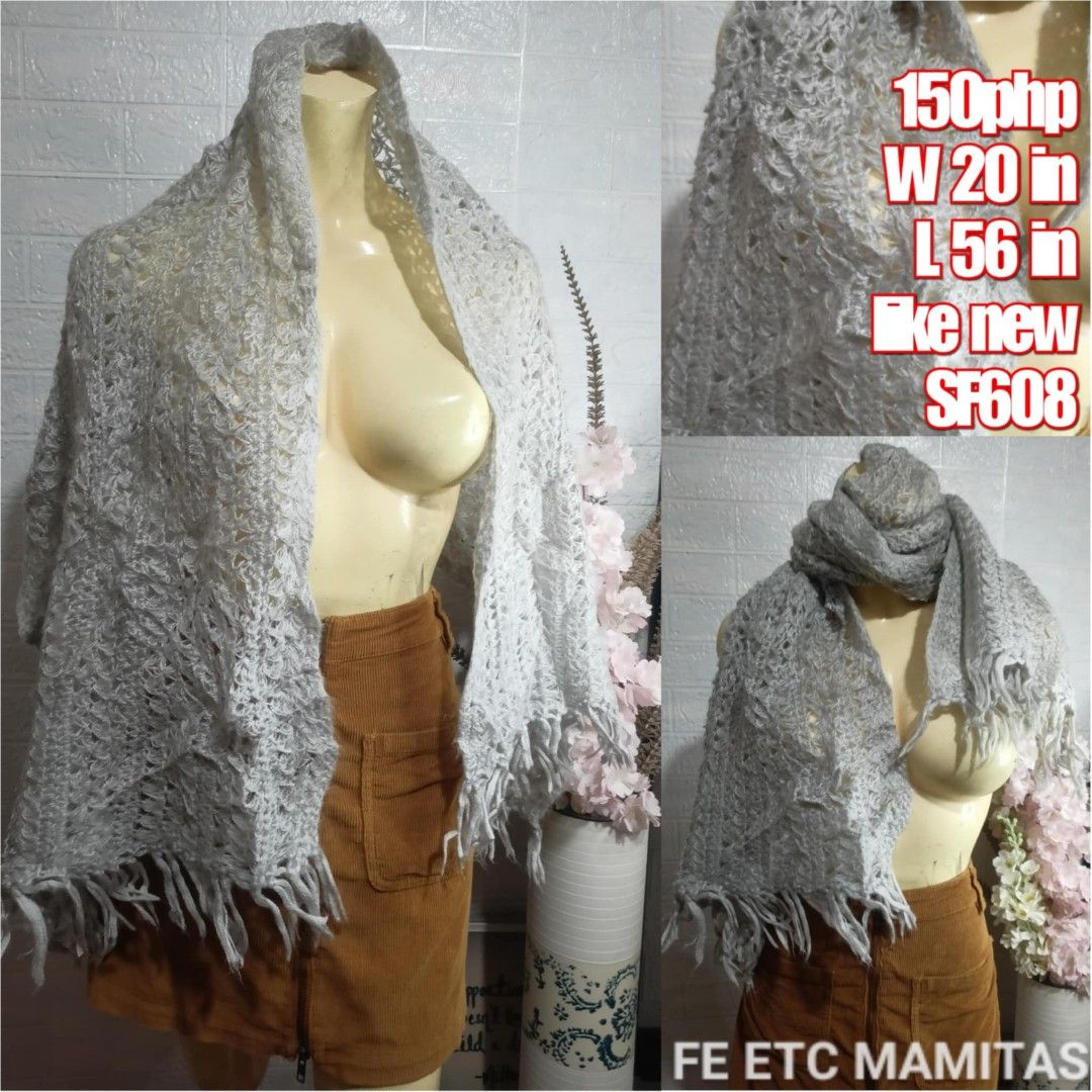 crochet scarf cover up shawl (Category: Scarves) located in Santa Maria. Submitted by usbrands1987 (Listing ID 1356172891, Image 1). Description: .