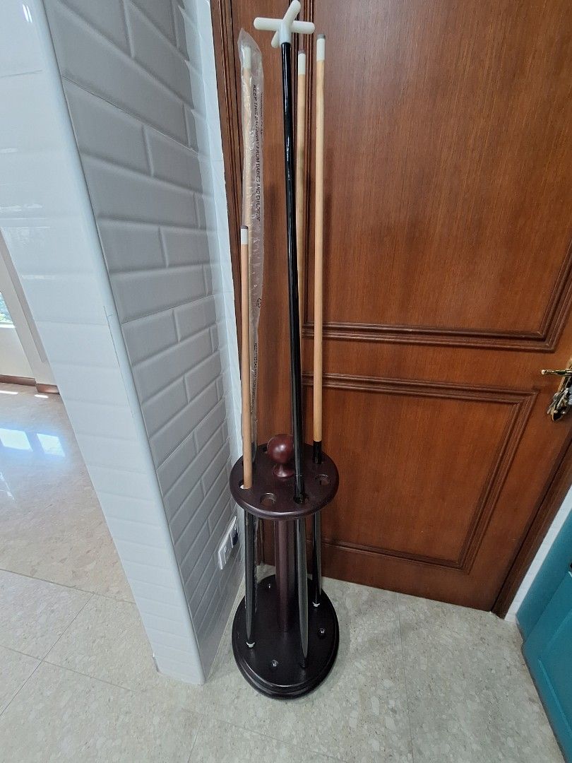 Dining/Pool Table (Category: Tables & Sets) located in Singapore. Submitted by shantini02 (Listing ID 1356073554, Image 2). Description: 7 feet dining/pool table. Excellent condition. bought around 2 years ago but underused. Comes with 3 x long cues, 1 x short cue, 1 x bridge cue, 1 x triangle, and 1 x pool ball set with new chalks. Throwing in antique pool cue rack. please PM for more detailed photos and discussion. Excludes dismantling, transpo