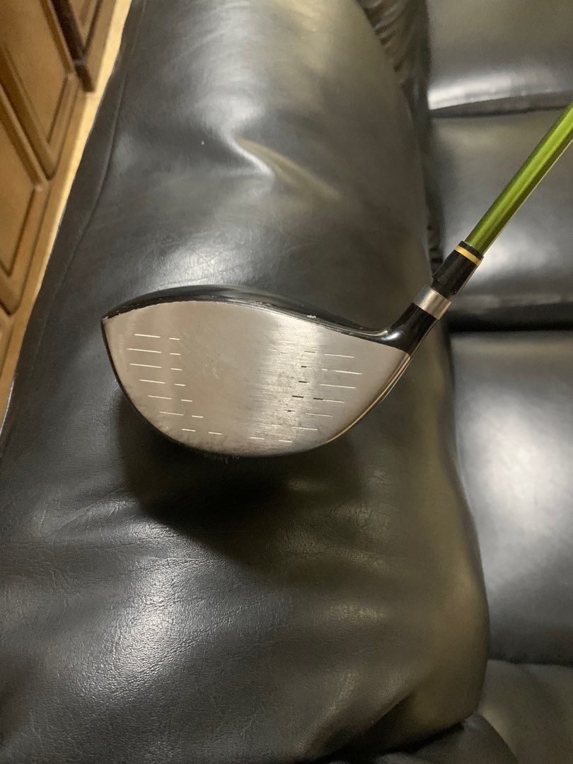 Driver ProTech P7T (Category: Golf) located in Manila. Submitted by roshown (Listing ID 1356134828, Image 2). Description: Driver ProTech P7T Aldila NV 65s shaft Well-used, with Data PRGR head cover P.S. visible dent in the club head, see photo for reference RFS. Decluttering.