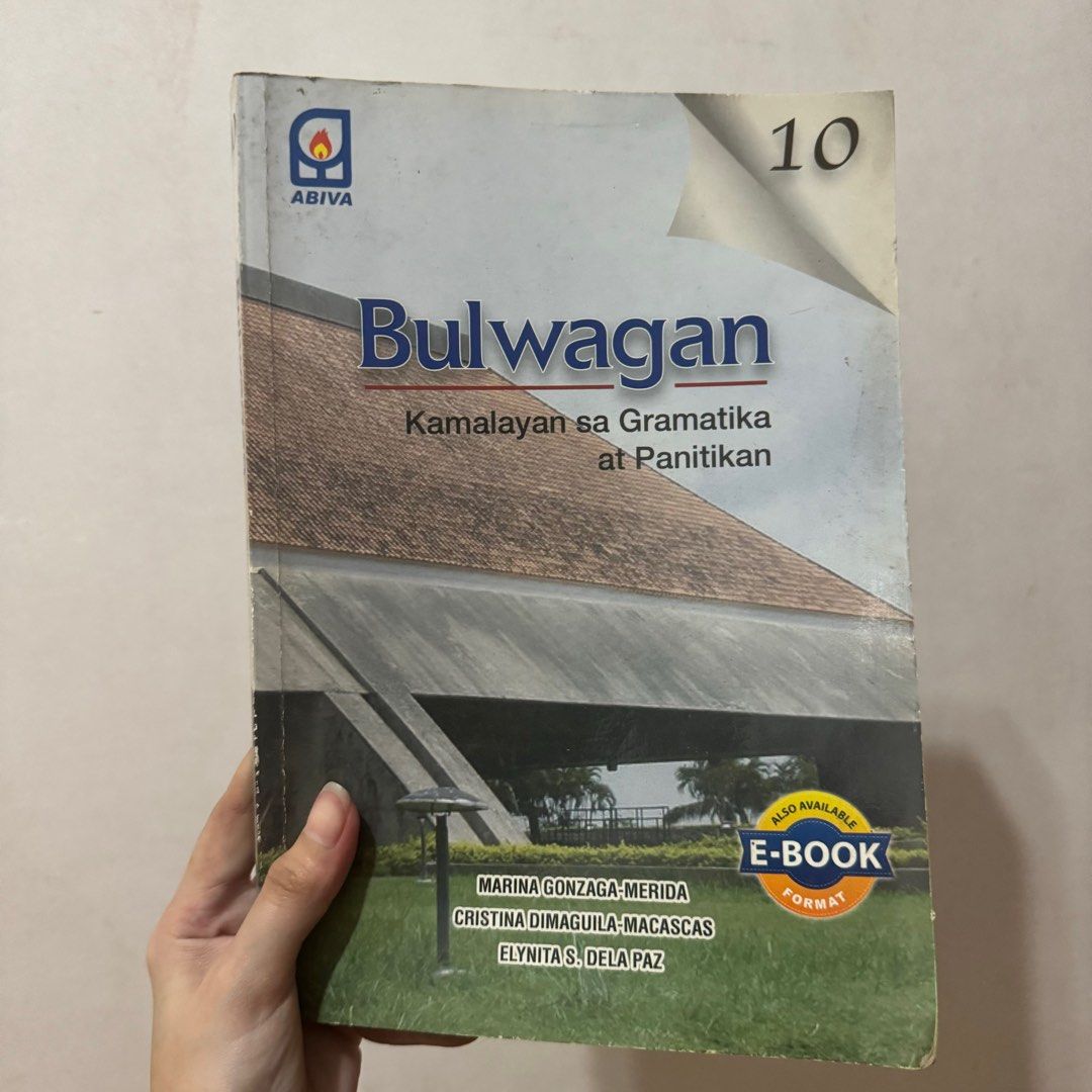 [Grade 10] Bulwagan Filipino Book (Category: Textbooks) located in Manila. Submitted by tkilla (Listing ID 1356189362, Image 1). Description: .
