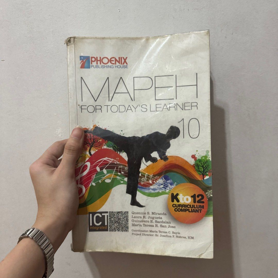 [Grade 10] MAPEH Book (Category: Textbooks) located in Manila. Submitted by tkilla (Listing ID 1356189567, Image 1). Description: .