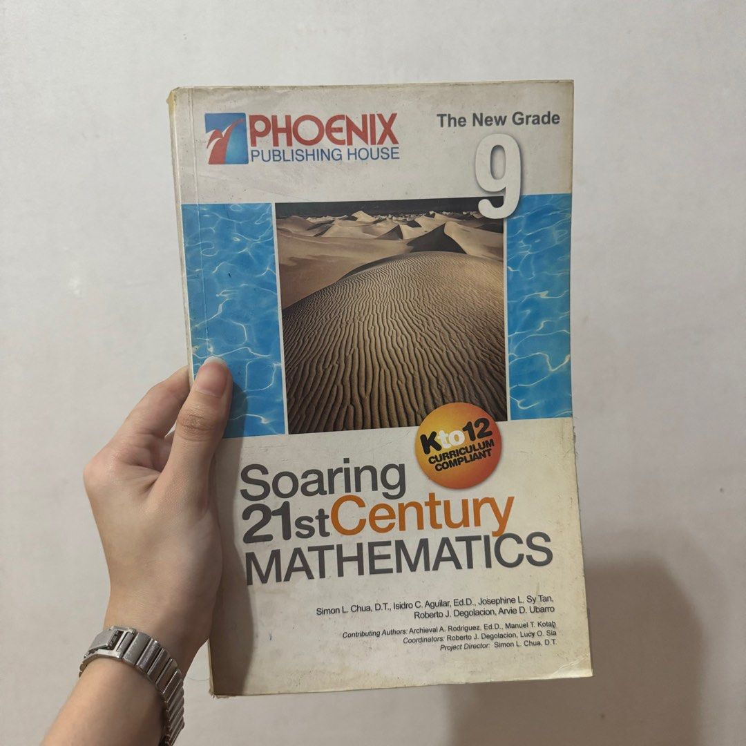 [Grade 9] Math Book (Category: Textbooks) located in Manila. Submitted by tkilla (Listing ID 1356185286, Image 1). Description: .