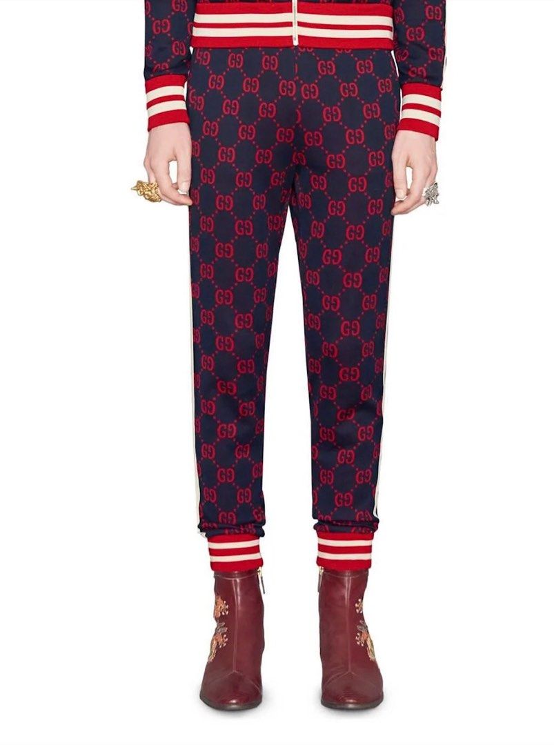 Gucci GG Jogging Pants (Category: Luxury Apparel) located in Pasig City. Submitted by capsulecollection (Listing ID 1356070135, Image 3). Description: Gucci GG Jacquard Jogging Pants Made in Italy 100% Cotton.