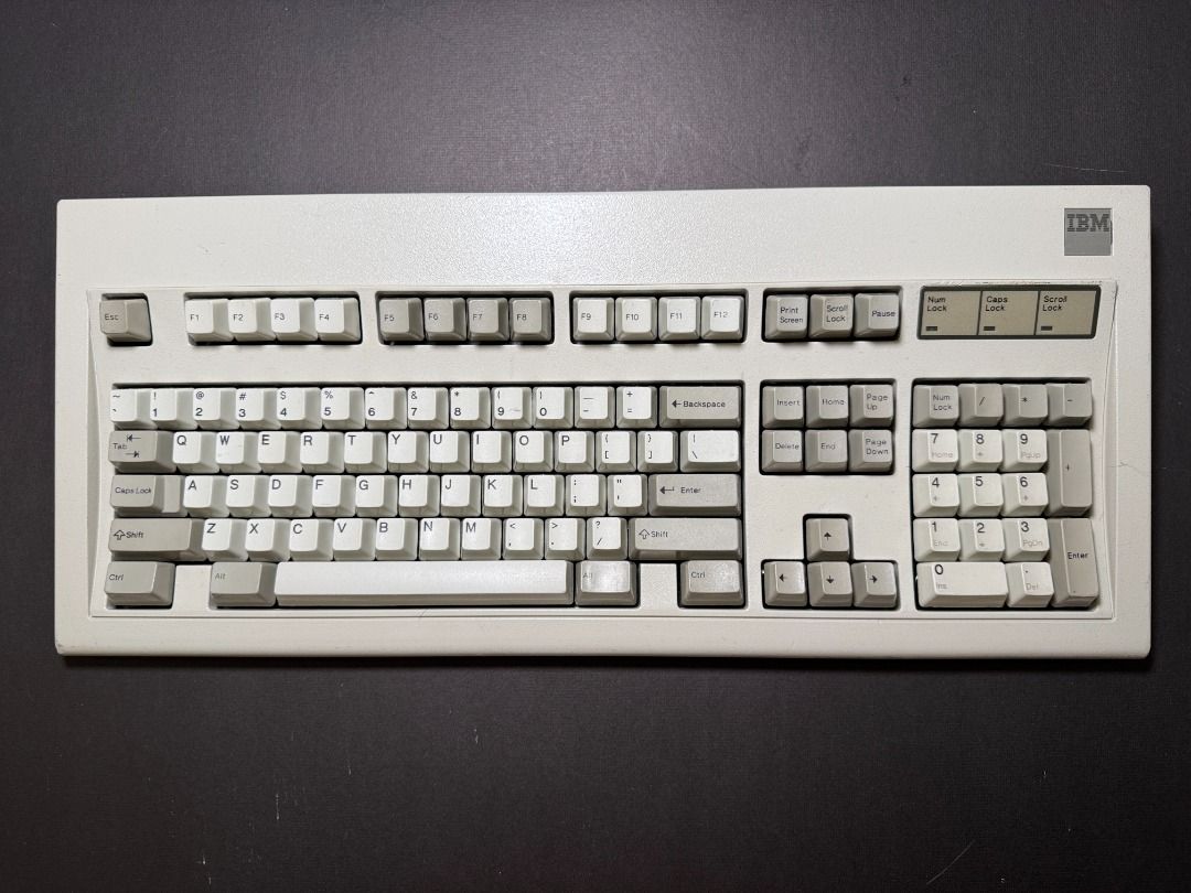 IBM AT 5170 Computer 電腦 and Model M Keyboard 鍵盤, 電腦＆科技, 桌上電腦 - Carousell