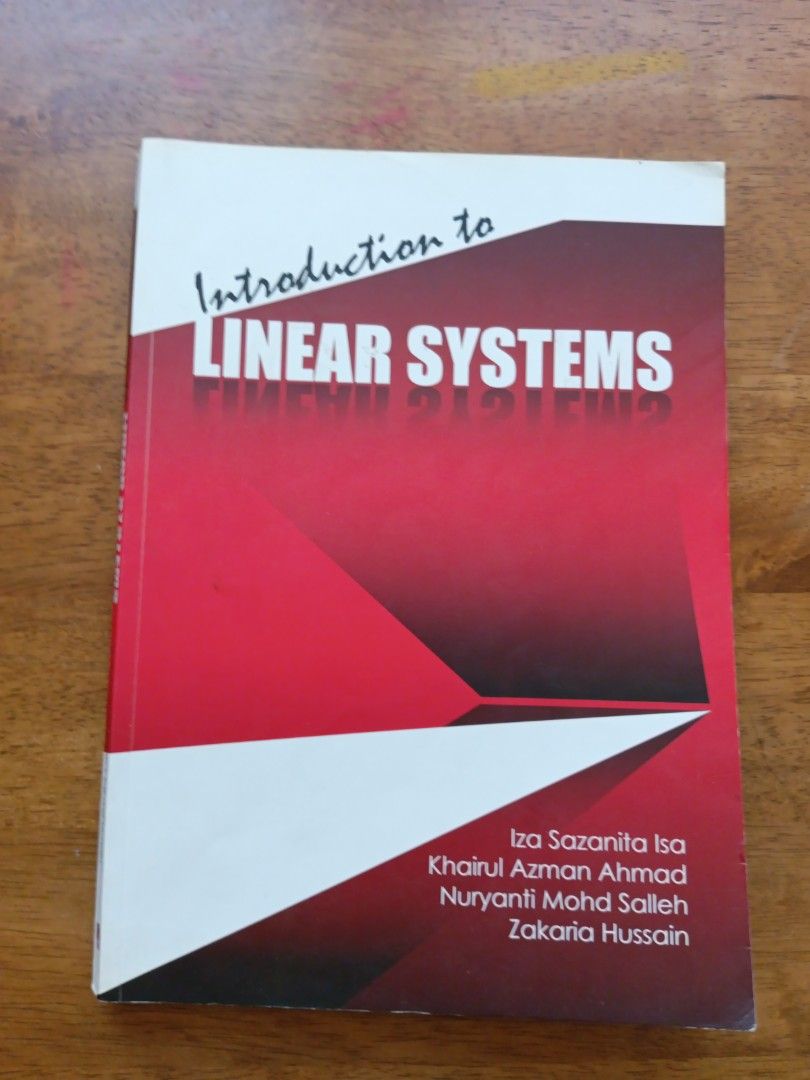 Introduction to Linear systems UiTM, Hobbies & Toys, Books & Magazines ...