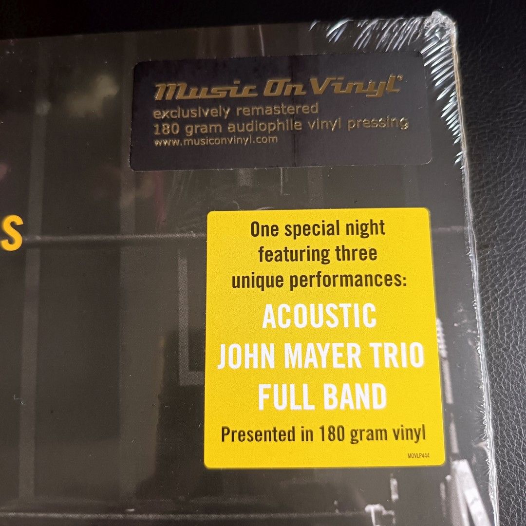 John Mayer Where The Light Is MOV 180g 4LP Boxset