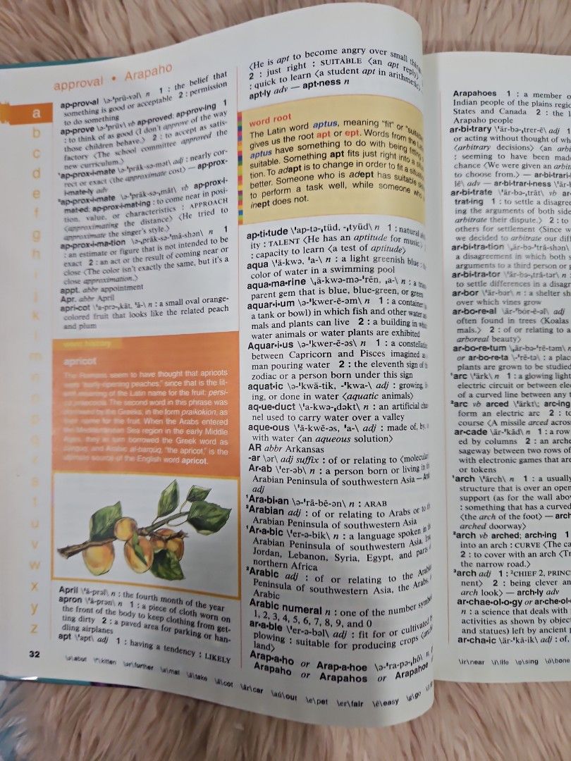MERRIAM WEBSTERS ELEMENTARY DICTIONARY COLORED (Category: Textbooks) located in Manila. Submitted by trend_zone (Listing ID 1356236918, Image 3). Description: preloved, in good condition. 824 pages. Perfect resource for school or home with over 36,000 entries 200 new words & senses (many from technology & life sciences) Expanded usage examples, include nearly 1,300 quotes from classic and contemporary children’s literature 250 word history paragr