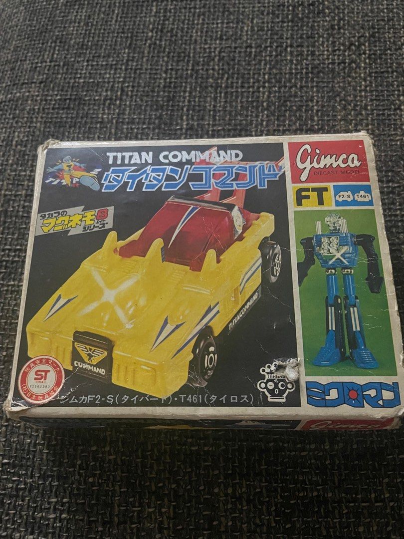 Micronauts Microman Titan Command Gimca T482 Alphas Figure TAKARA with ...