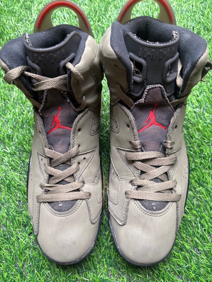 Nike Air Jordan 6 x Cactus Jack (Category: Sneakers) located in Tacloban City. Submitted by retrogrove (Listing ID 1356194230, Image 3). Description: 9.5 US Drags and needs cealing.