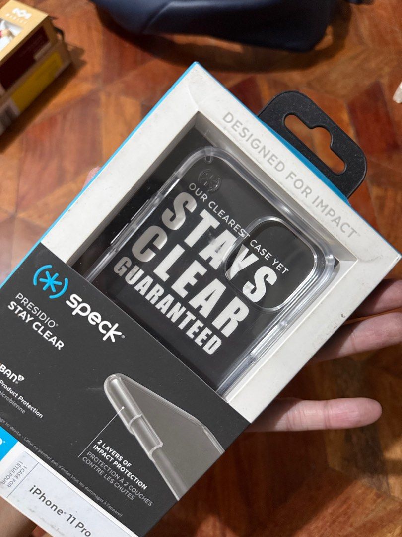 Original Speck Clear Case for iPhone 11 Pro (Category: Cases & Sleeves) located in Manila. Submitted by razelysonn (Listing ID 1356166561, Image 3). Description: 750 each last piece FIXED.