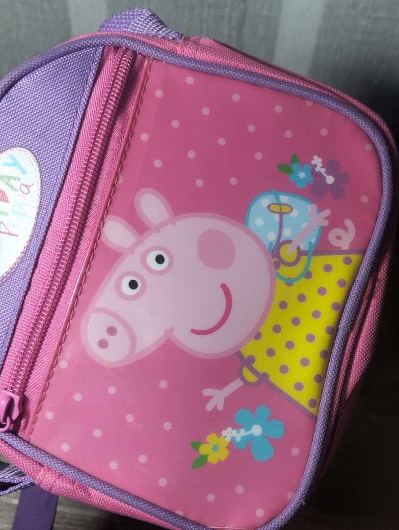 PEPPA PIG SLING BAG (Category: Babies & Kids Fashion) located in Batangas. Submitted by amerie_store (Listing ID 1356108052, Image 2). Description: -WYSIWYG 🔊Kindly visit & follow my FB page for more updated Toys,Aniks,etc...🤩 👉AMERIE COUTURE👈 📌Mine Now,Pay after invoice MOP: Gcash 🚛 Flash Express.