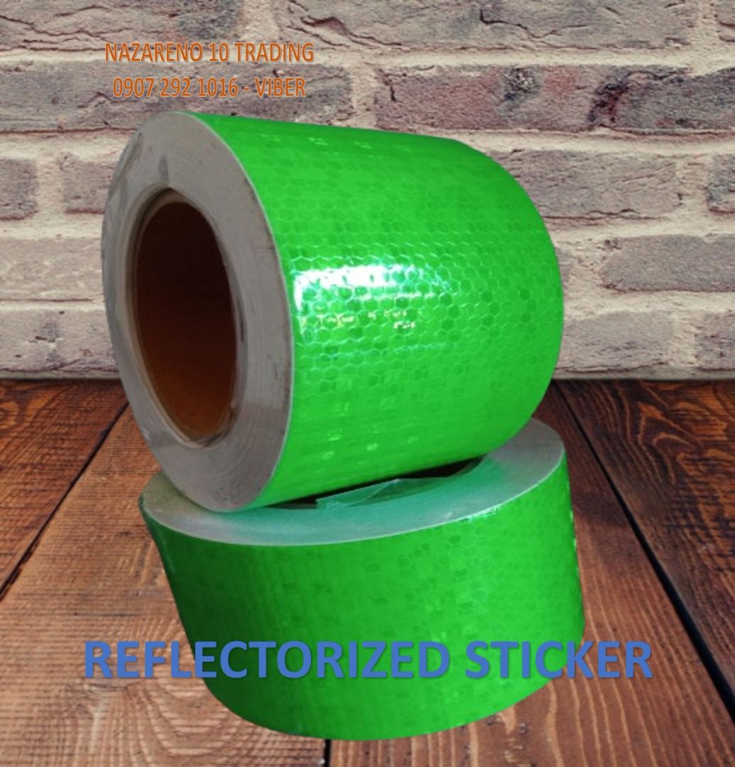 Plain Reflectorized sticker 124 (Category: Industrial Equipment) located in Bacoor. Submitted by Kuyaa-Tutoy (Listing ID 1356057869, Image 1). Description: Reflectorized Sticker 2" x 50 Meters 3" x 30 Meters 4" x 30 Meters Also we have: Caution tape Danger tape Plastic chain For more info message/call us: 0907 292 1016 0933 822 2782 0933 855 9510 0956 702 8557 LANDLINE 046 502-14-60 046 416-39-20 Head office: Nazareno 10 Trading #12 Tirona highwa