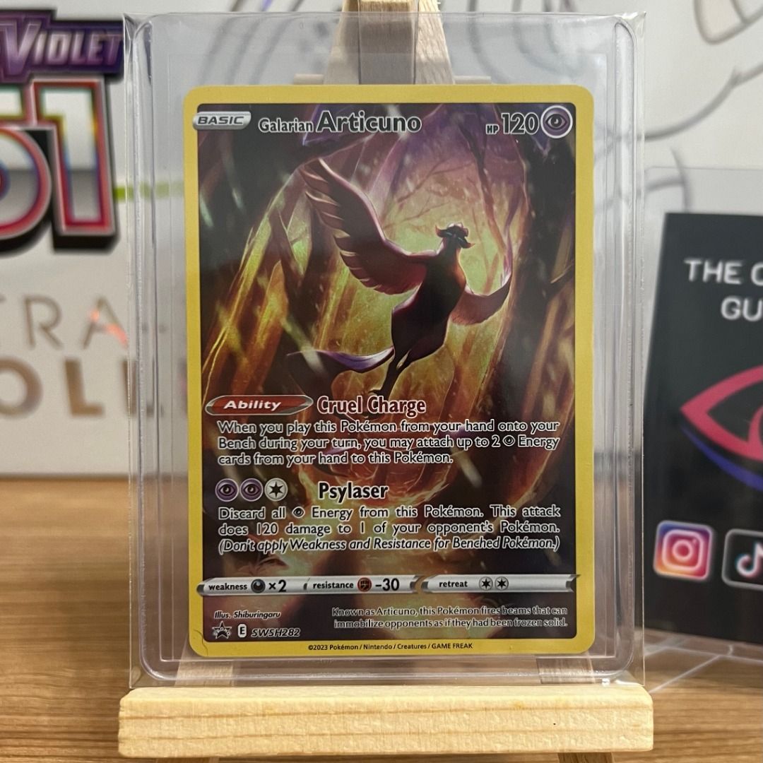 Pokemon TCG Articuno, Zapdos, Moltres Promo Set (SWSH282, SWSH283, SWSH284) – NM-M, Holo