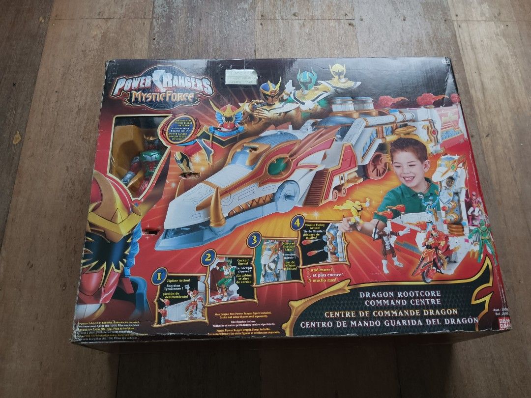 Power ranger mystic force rootcore command center by bandai (Category: Action & Battle Toys) located in Kalibo. Submitted by randomclutererrrrrr (Listing ID 1356190834, Image 1). Description: Description: Rare vintage 2006 Power ranger mystic force set made by bandai With original packaging old stock so please manage your expectations. price: 3500 payment method: Gcash Delivery option: LBC cop.