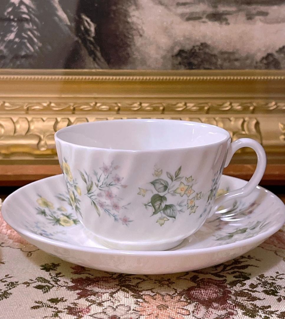 ROYAL DOULTON MINTON – Exquisite Spring Valley Floral Pattern Made in England Cup & Saucer Set (Category: Coffee & Tea Tableware) located in Dasmarinas. Submitted by mecchyakawaiijapanesestore (Listing ID 1356121812, Image 3). Description: ROYAL DOULTON MINTON – Exquisite Spring Valley Floral Pattern Made in England Cup & Saucer Set This exquisite Spring Valley Minton cup and saucer set is a timeless example of fine English craftsmanship. Made fr