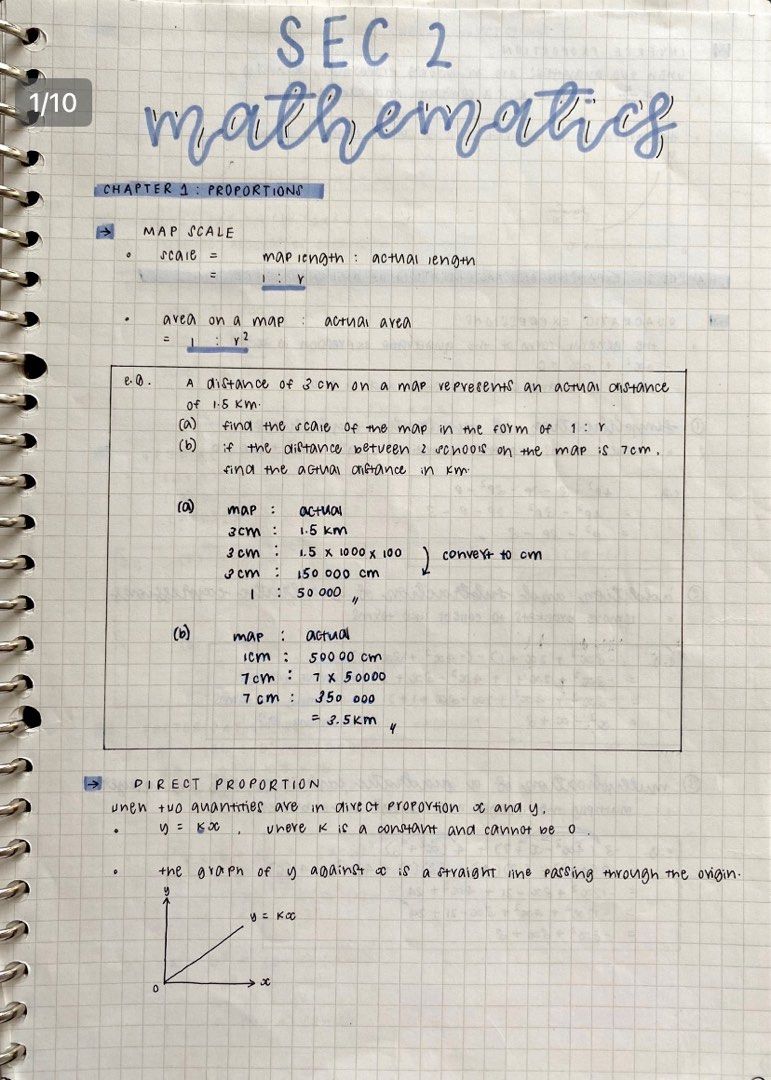 G3 Sec 2 Math Notes Sec 2 Math notes (express), Hobbies & Toys, Books & Magazines ...