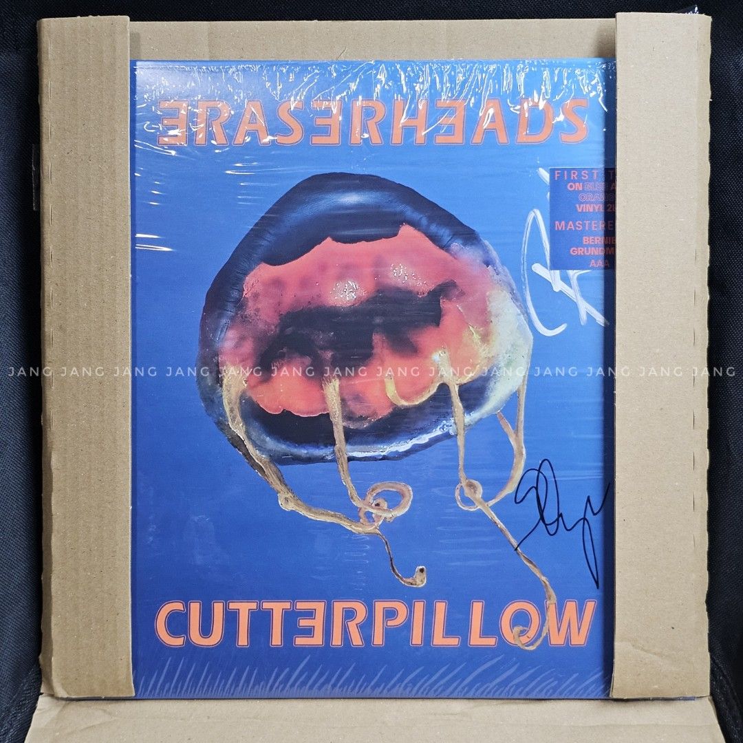 SIGNED - Eraserheads Cutterpillow 2LP Vinyl Record (Category: Vinyls) located in Manila. Submitted by jangfigz (Listing ID 1356217091, Image 1). Description: ⚠️ FOR SALE! ⚠️ Eraserheads Limited Edition 2LP - signed by Ely Buendia and Buddy Zabala. Please message only if okay with asking price. For collectors only. Unplayed copy. Opened only to have it signed at a show. 🦇 payment first via BDO ONLY. 🦇 item location - Sta. Mesa, MNL. 🦇 provincia