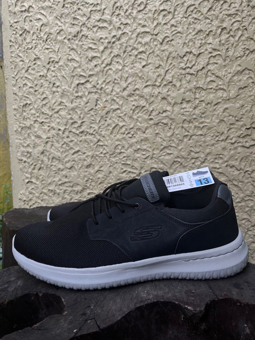 Skechers Men's Delson Shoe (Category: Sneakers) located in Las Pinas. Submitted by tyrastyle (Listing ID 1356084132, Image 1). Description: Size US 13 / EUR 47.5 Never Used / Brand new Soft Mesh Fabric Air Cooled Memory Foam Insole Bought from the US No box.