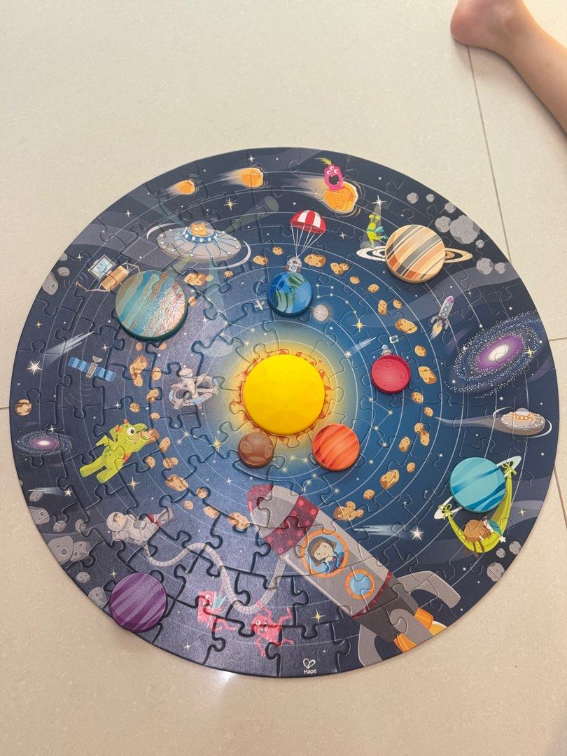 Solar System Model Puzzle Solar system 3D puzzle, Hobbies & Toys, Toys & Games on Carousell