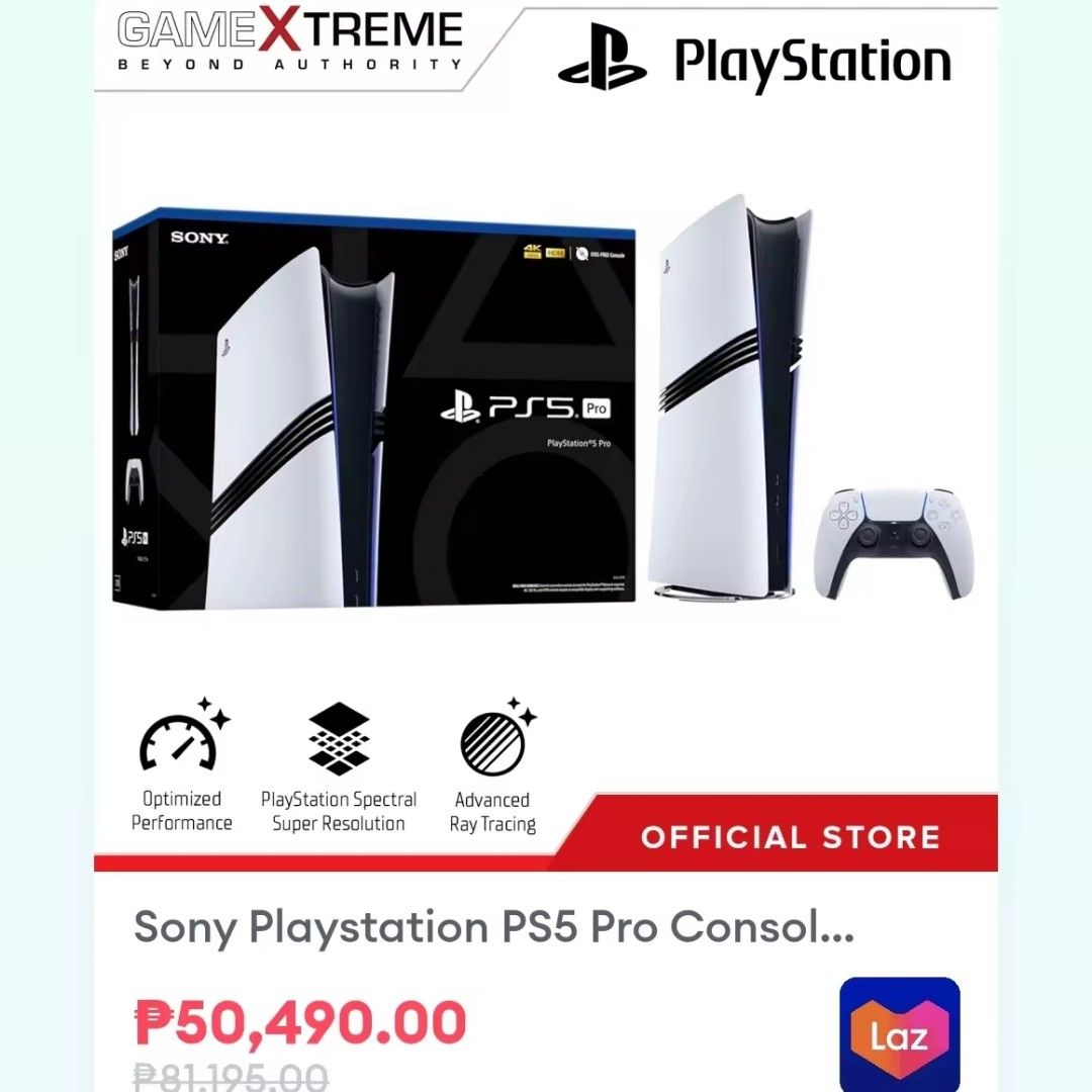 Sony Playstation PS5 Pro (CFI-7000) (Category: PlayStation) located in Paranaque City. Submitted by hizonrj_g (Listing ID 1356226784, Image 1). Description: Sony Playstation PS5 Pro Digital Version 2TB (CFI-7000) #CopperedG #pppMGh #BullEyedDaily #sony #playstation *link below 👇 mailing & delivery.