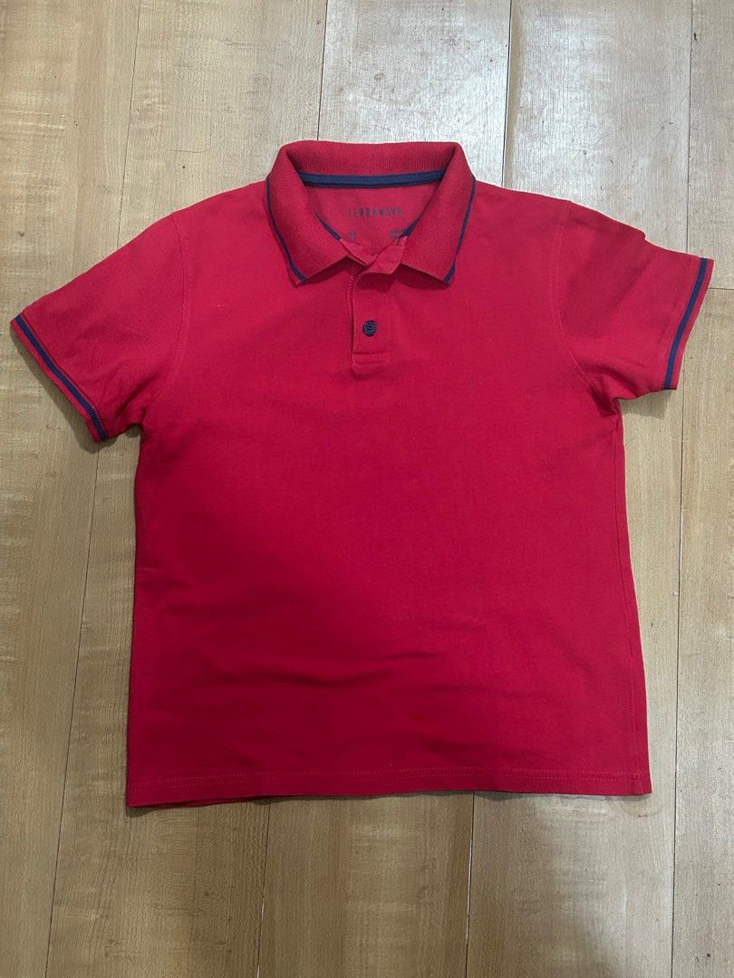 Terranova red polo shirt 8-9yo (Category: Babies & Kids Fashion) located in Quezon City. Submitted by camrose77 (Listing ID 1356094458, Image 1). Description: Like new No issues Chest width 15 inches.