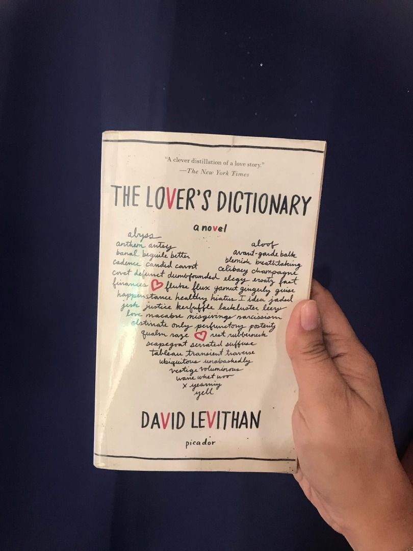 The Lover's Dictionary (Category: Storybooks) located in Dumarao. Submitted by mellowbabe23 (Listing ID 1356096944, Image 1). Description: RFS: Decluttering.