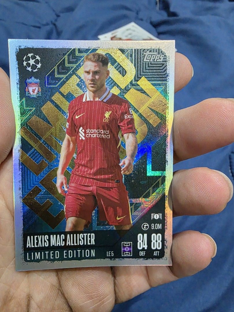 Match Attaxx Rarest Card TOPPS MATCH ATTAX 2024/25 RARE LIMITED EDITION CARDS.ALL 4 CARDS FOR ...