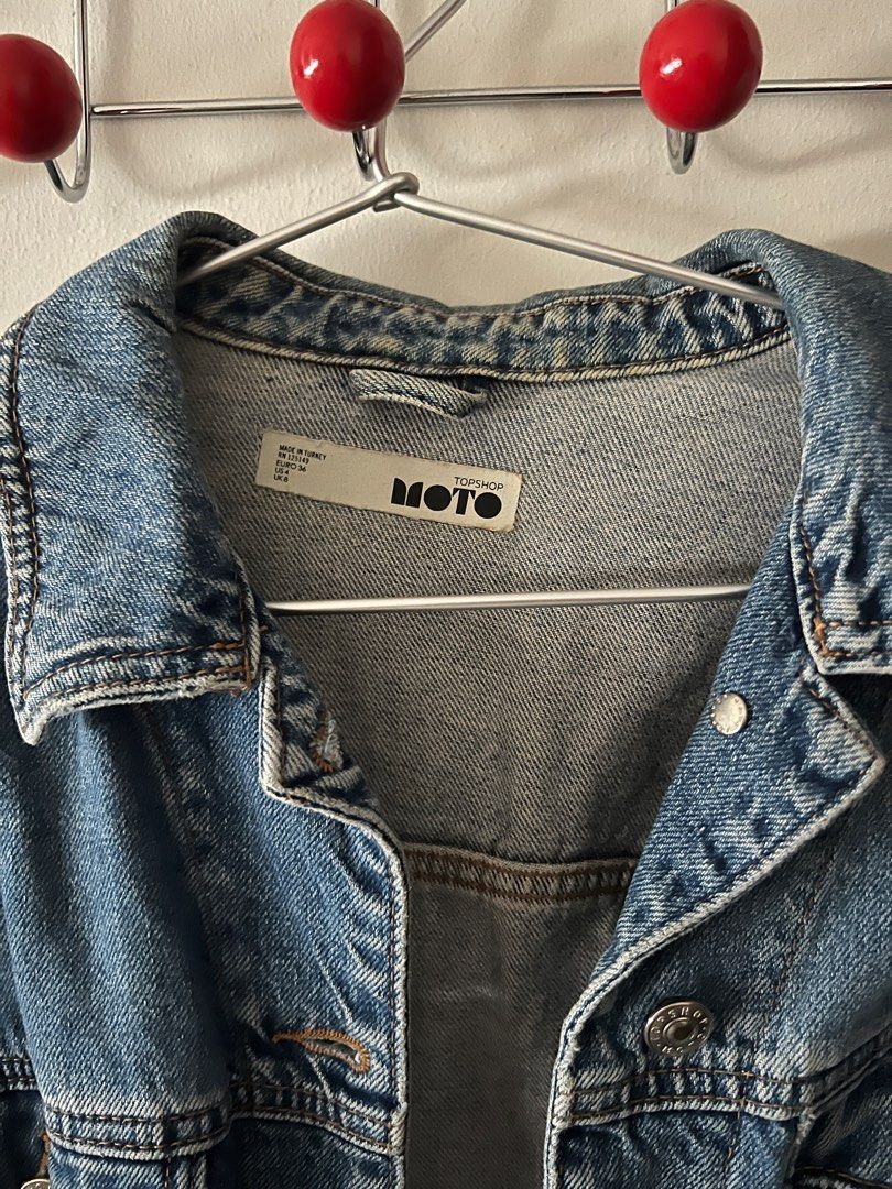 Topshop Moto Denim Jacket (Category: Coats, Jackets and Outerwear) located in Quezon City. Submitted by andeclutter (Listing ID 1356106196, Image 2). Description: .