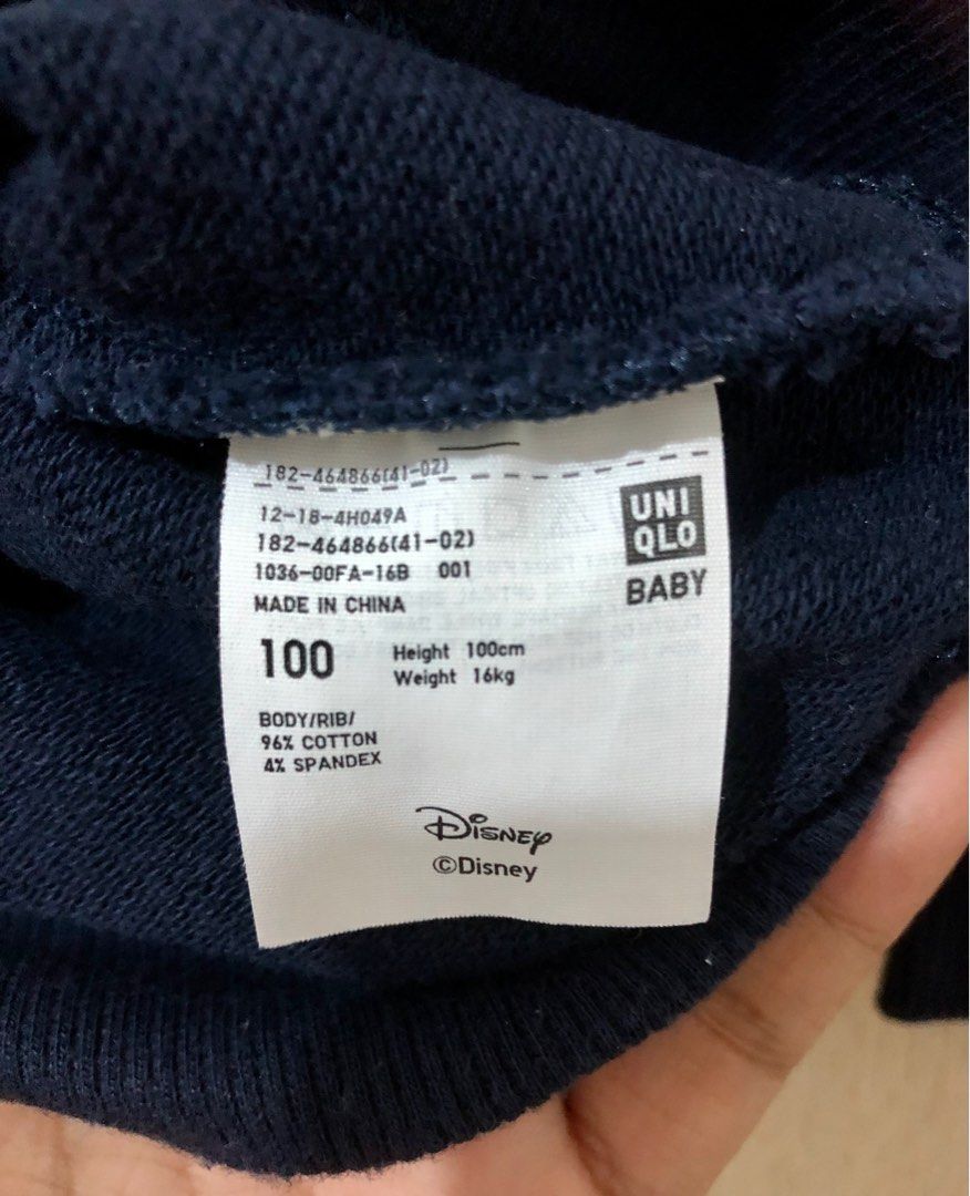 Uniqlo Mickey Mouse Sweater sz 100 (Category: Babies & Kids Fashion) located in Paranaque City. Submitted by annelp20 (Listing ID 1356137945, Image 2). Description: - Uniqlo Mickey Mouse sweater - size 100, runs big, can fit up to 4-5T depending on the body built - worn 3x only.