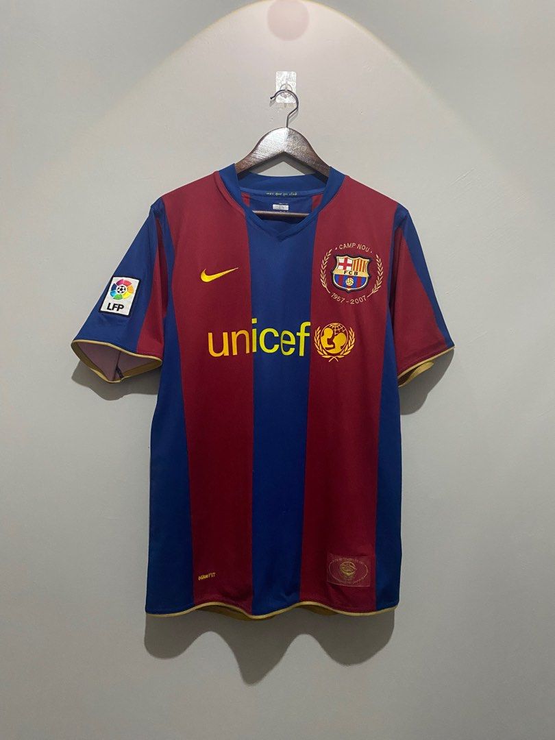 Maillot Domicile FC Barcelone 2006/2007 - Nike - Taille M - Flocage Lionel Messi 19