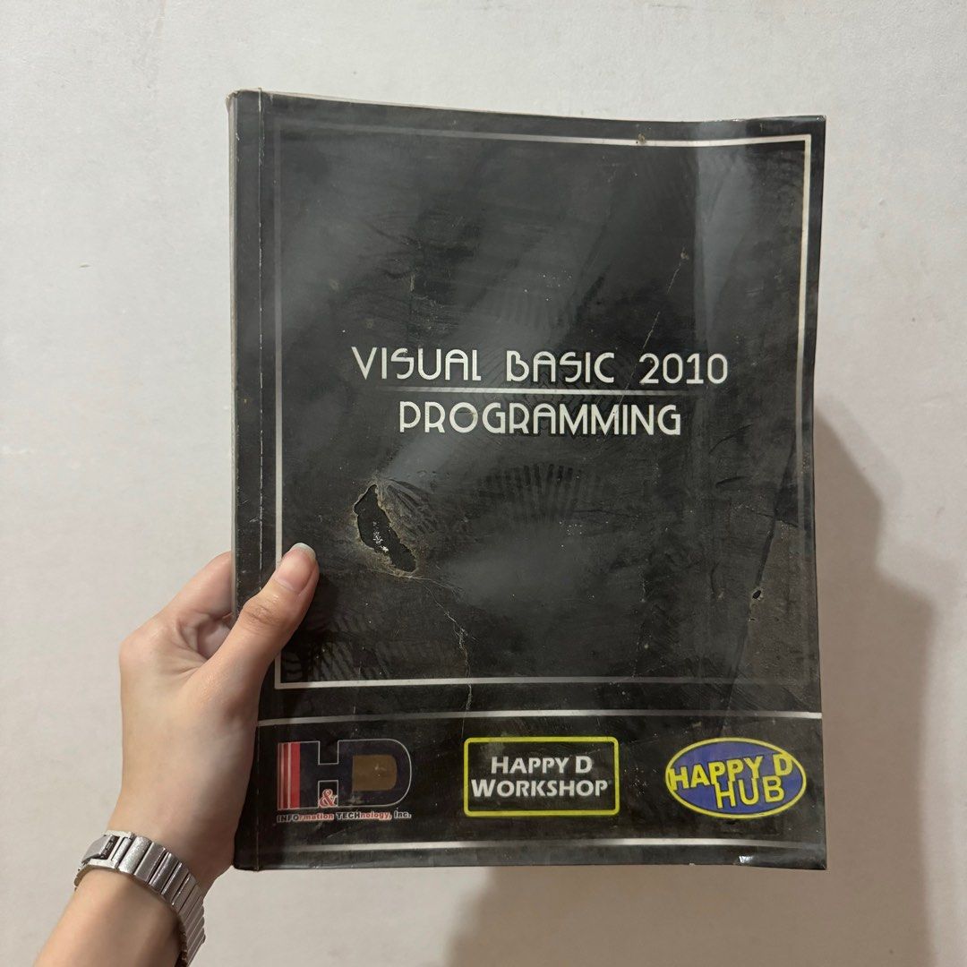 Visual Programming / Computer Book (Category: Textbooks) located in Manila. Submitted by tkilla (Listing ID 1356184605, Image 1). Description: .