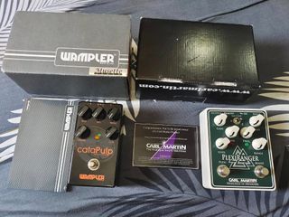 Wampler cataPulp and Carl Martin PlexiRanger Guitar Effects