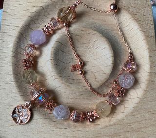 水晶 金髮 超七 海藍寶 紫鋰輝 拉長 金運 彩虎眼  硃砂 青金 透石膏 虎眼 DIY 設計款 魚尾鏈64236911557123110