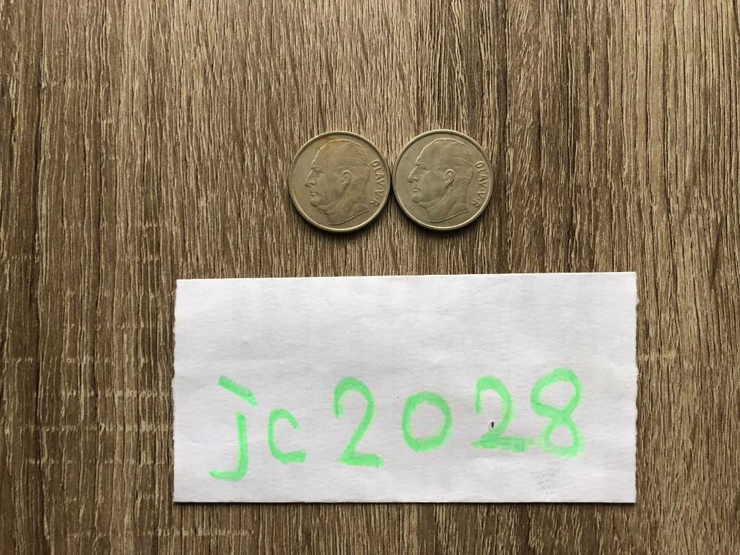 挪威克朗NOK 2 1961年& 1963年硬幣Norsk Norwegian Krone NOK 2 1961 & 1963 coin 挪威貨幣收藏,  興趣及遊戲, 收藏品及紀念品, 錢幣- Carousell