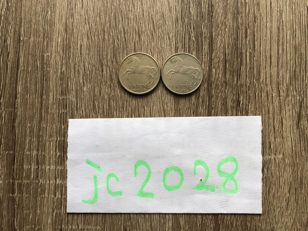 挪威克朗NOK 2 1961年& 1963年硬幣Norsk Norwegian Krone NOK 2 1961 & 1963 coin 挪威貨幣收藏,  興趣及遊戲, 收藏品及紀念品, 錢幣- Carousell