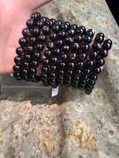 Hypersthene Cat's Eye Cross Natural Bracelet for Attracting Wealth, 7-16mm Prosperity Stone Bracelet, Wealth Attraction, Positive & Side Luck, Tai Sui Protection64235807824770110