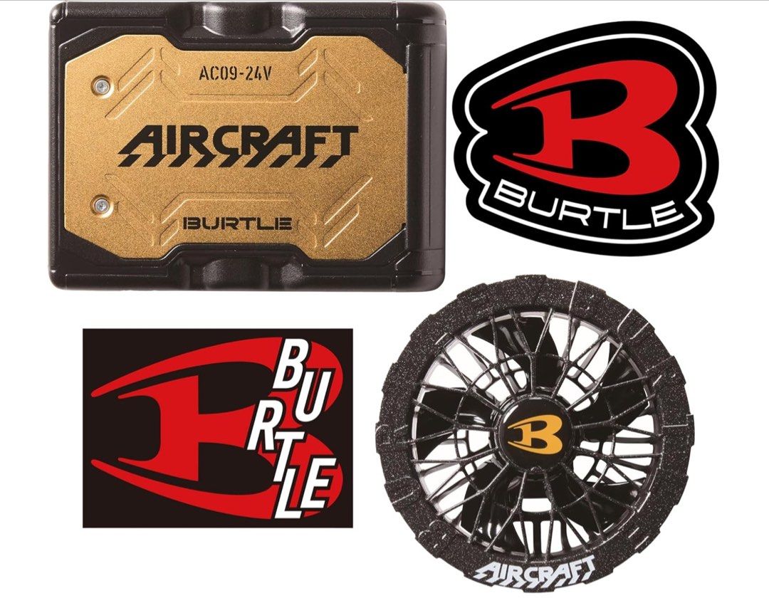預訂 BURTLE BURTLE Air Craft 2025年 電池連風扇AC09 72+AC09 2 64 24V, 男裝, 外套及戶外 ...