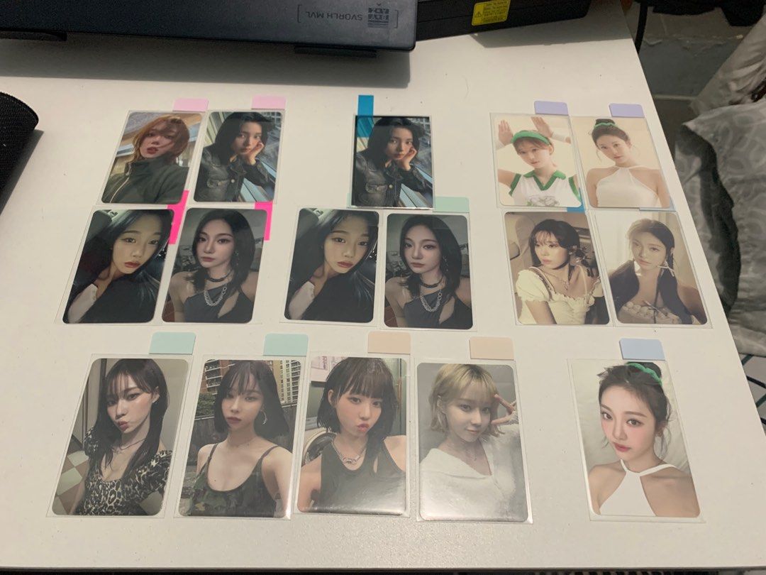 Aespa Photocard Set (Category: Raw Singles) located in Cebu City. Submitted by kurstuff (Listing ID 1361091644, Image 1). Description: selling as a set = ₱1,000 ✨FREE SHIPPING✨ x sensi, onhand loc: talamban, cebu mod: J&T mop: gcash/payo t. wts Ifb ph winter aespa stamp on it my world photocard pc season’s greetings sg24 karina giselle ningning Id pob selca selfie drama.