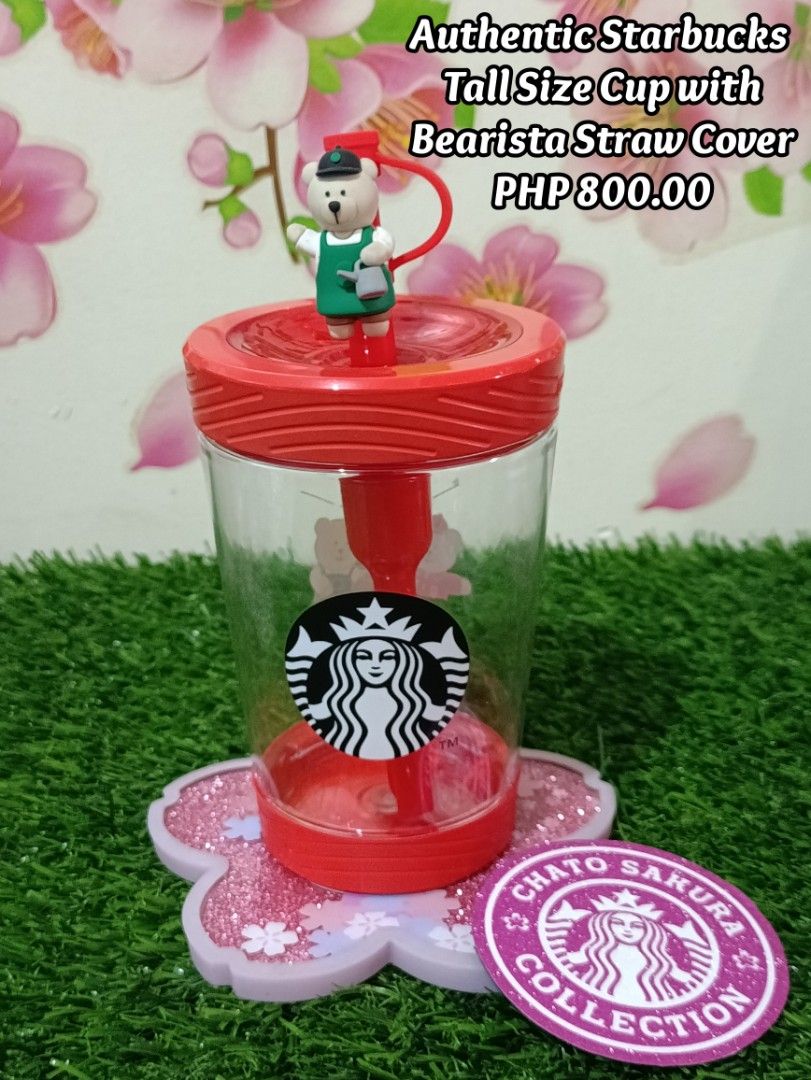 Authentic Starbucks Tumbler from China (Category: Water Bottles & Tumblers) located in Santa Rosa. Submitted by best_seller99 (Listing ID 1361159982, Image 1). Description: Authentic Starbucks Tumbler with Bearista Straw Cover. Never been used with SKU. Please see the actual photos 📸 What you see is what you get. MOP: GCash (Pay First) Courier: LBC or Lalamove (delivery/shipping fee will be charged to the buyer). Location: Santa Rosa City, Lagun