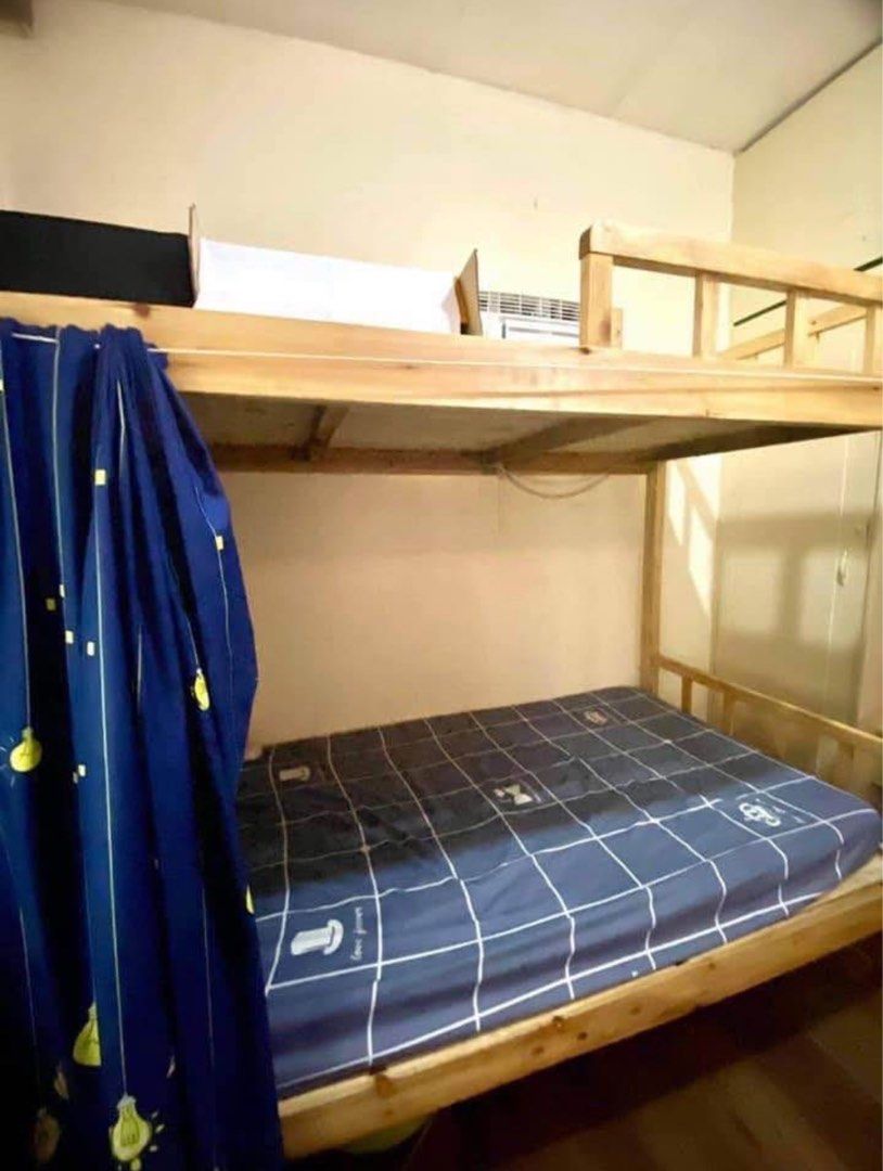 Bedspace for rent (Category: Room Rentals) located in Manila. Submitted by chabskytot (Listing ID 1361049980, Image 1). Description: For rent : Bedspace upper bed Lower and upper bed inclusive with AIRCON AND WATER Free WIFI Pede maglaba and magluto Clean and peaceful house 1 ride to ortigas, Greenhills, quiapo, crame cubao via Jeep , GLINER , Walking distance to santolan Plaza 1 ride trycycle to sm sta mesa,puregold san juan LOCATION: Brgy Onse 