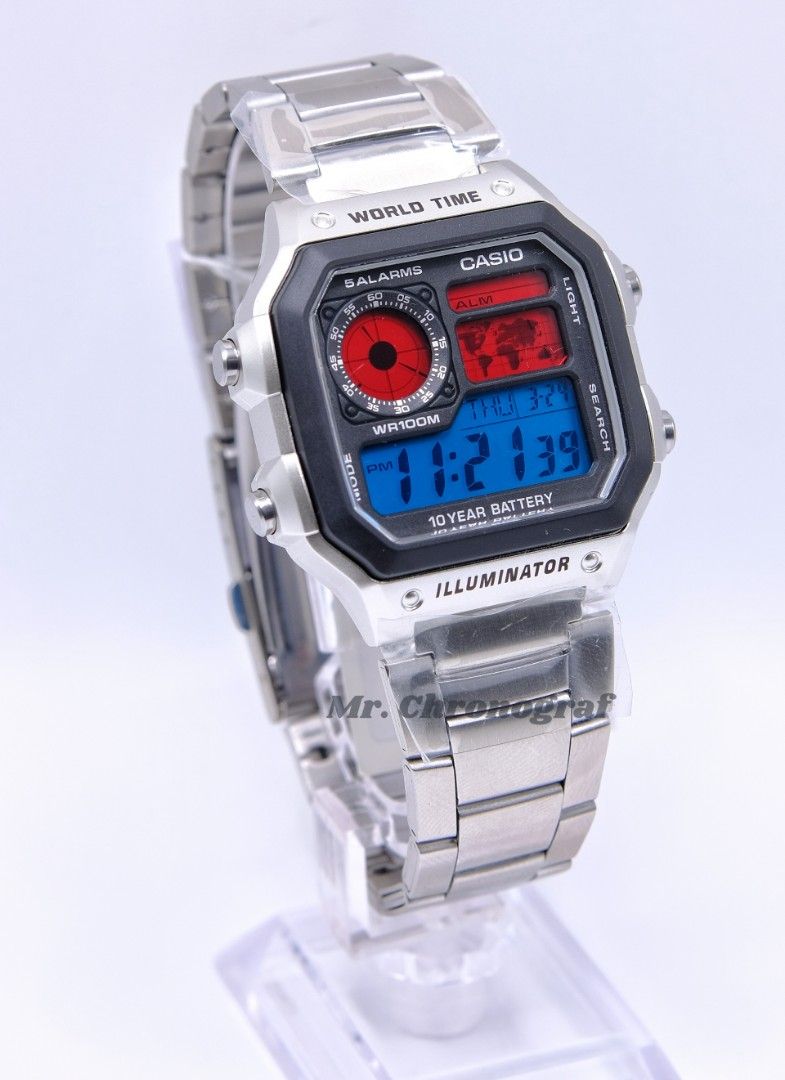 Casio AE-1200 COLOR MOD (Category: Men's Watches) located in Manila. Submitted by rafael_lesaguis (Listing ID 1361060766, Image 2). Description: CASIO AE-1200 COLOR MOD (Other case, strap and color combinations also available for pre-order) Downpayment of 1k to proceed with order. 2-3 days to complete. ORIGINAL MONEY BACK GUARANTEE IF PROVEN FAKE 1-YEAR WARRANTY BRANDNEW 10/10 Condition Color Mod - ₱3,000 Stock Watch - ₱2,500 Mall SRP without mod
