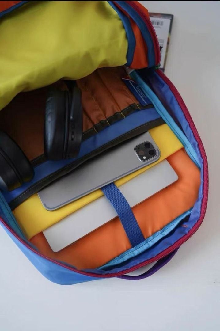 cotopaxi 16L backpack (Category: Backpacks) located in Singapore. Submitted by sg_vela_professional_seller (Listing ID 1361114448, Image 3). Description: 42*27*14 Red Blue Orange We will provide the best service. All items after confirming payment, Prepare the goods within 2 - 3days,Express free shipping. After shipment, a tracking number will be provided. On average, it takes about 10 days to receive the ordered items. After confirming the order